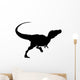 Coelurosauria Running Silhouette Wall Decal