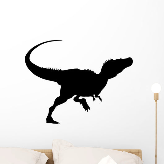 Coelurosauria Running Silhouette Wall Decal