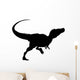 Coelurosauria Running Silhouette Wall Decal