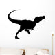 Coelurosauria Running Silhouette Wall Decal