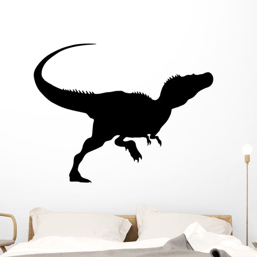Coelurosauria Running Silhouette Wall Decal