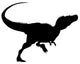Coelurosauria Running Silhouette Wall Decal