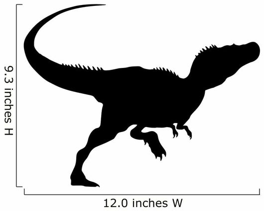 Coelurosauria Running Silhouette Wall Decal