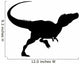 Coelurosauria Running Silhouette Wall Decal