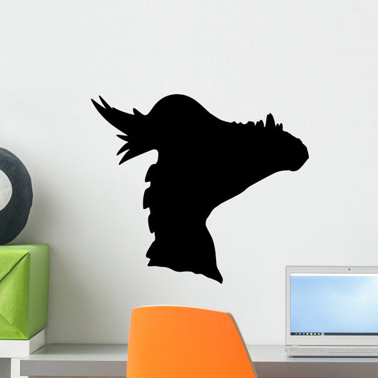 Black Pachycephalosaurs Dinosaur Wall Decal