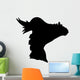 Black Pachycephalosaurs Dinosaur Wall Decal
