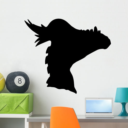 Black Pachycephalosaurs Dinosaur Wall Decal
