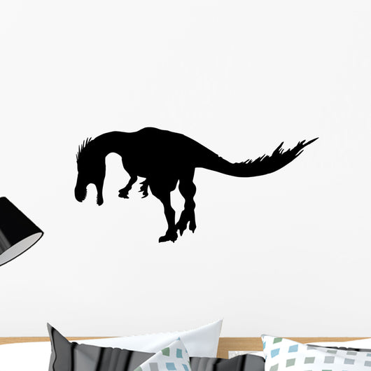 Angry Raptor Roaring Wall Decal