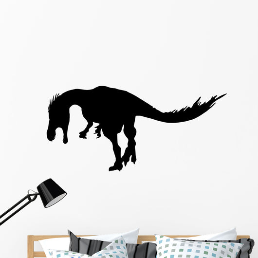 Angry Raptor Roaring Wall Decal