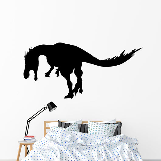 Angry Raptor Roaring Wall Decal