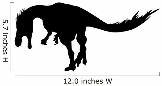 Angry Raptor Roaring Wall Decal