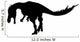 Angry Raptor Roaring Wall Decal