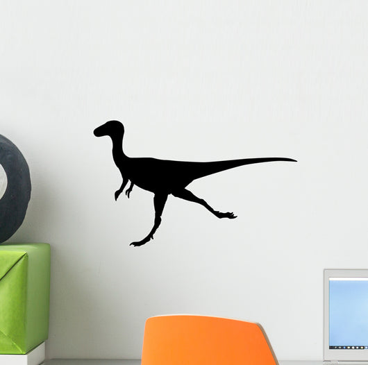 Dino Decals - Black Theropod Silhouette Wall Decal