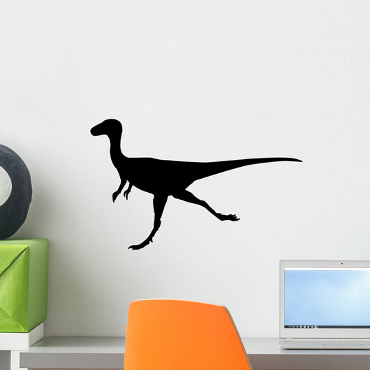 Dino Decals - Black Theropod Silhouette Wall Decal