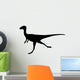 Dino Decals - Black Theropod Silhouette Wall Decal