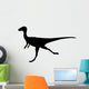 Dino Decals - Black Theropod Silhouette Wall Decal