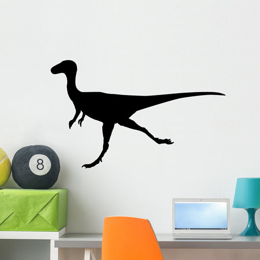Dino Decals - Black Theropod Silhouette Wall Decal