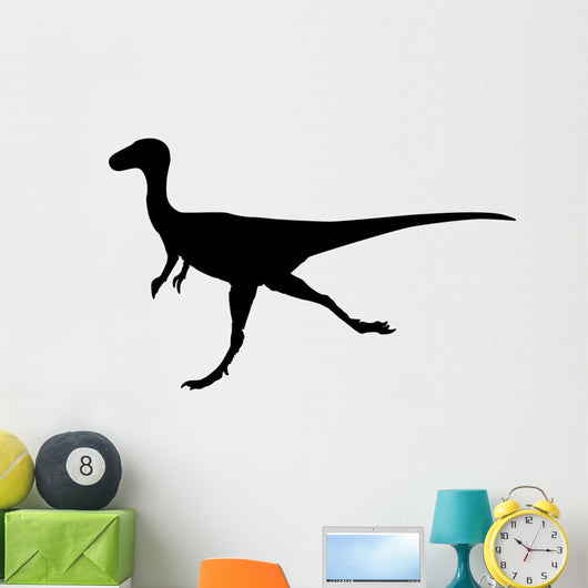 Dino Decals - Black Theropod Silhouette Wall Decal