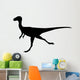 Dino Decals - Black Theropod Silhouette Wall Decal