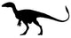 Dinosaur Decals - Black Theropod Silhouette Wall Decal