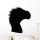 Black Therapod Head Silhouette Wall Decal