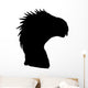 Black Therapod Head Silhouette Wall Decal