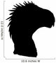Black Therapod Head Silhouette Wall Decal