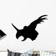 Black Pentaceratops Head Silhouette Wall Decal