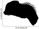 Oviraptor Profile Dinosaur Wall Decal