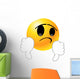 Thumbs-down Emoticon Smiley Face Wall Decal