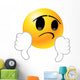 Thumbs-down Emoticon Smiley Face Wall Decal