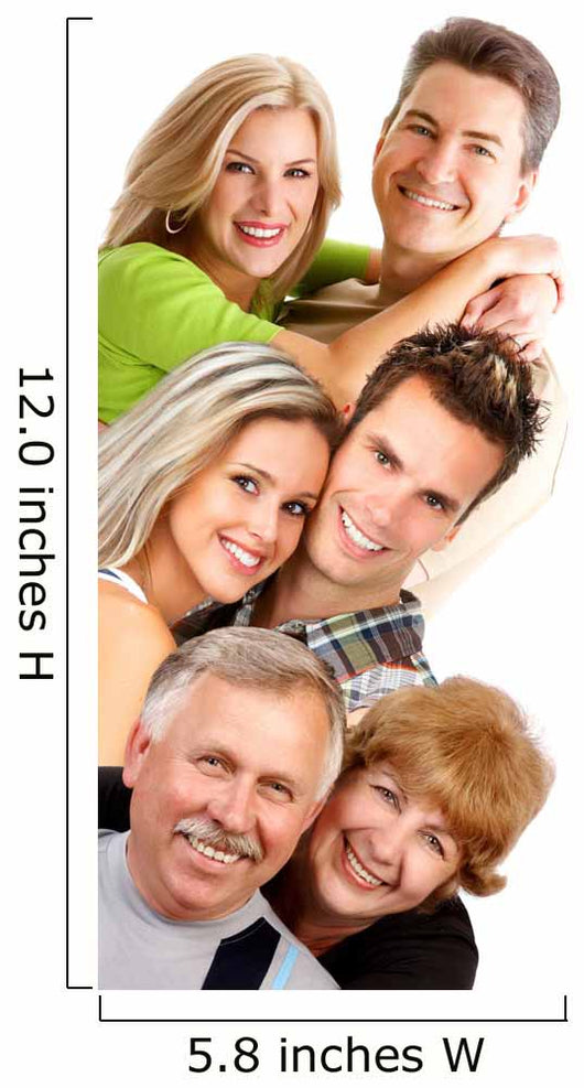 Couples Love Smiling over Wall Decal