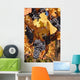 Blue Grapes Autumn Leaves Wall Decal