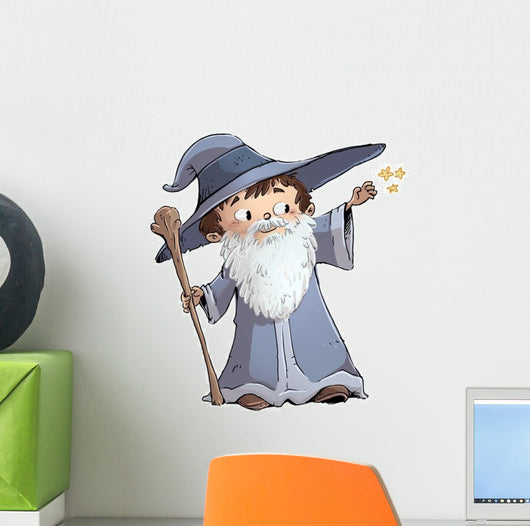 Child Wizard Wall Decal