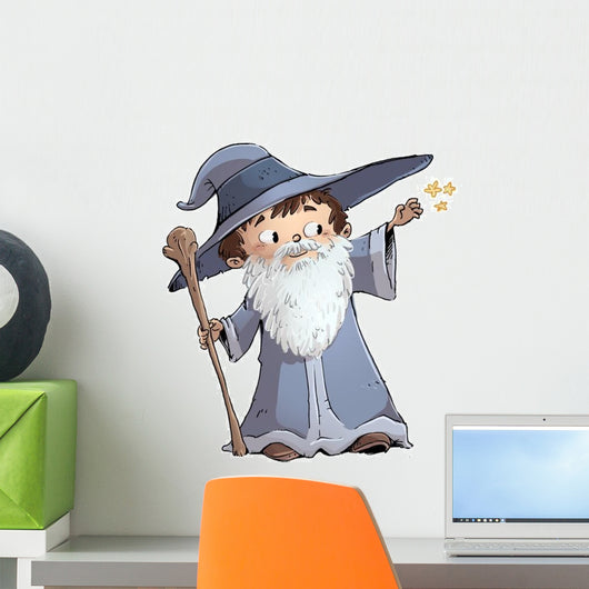 Child Wizard Wall Decal
