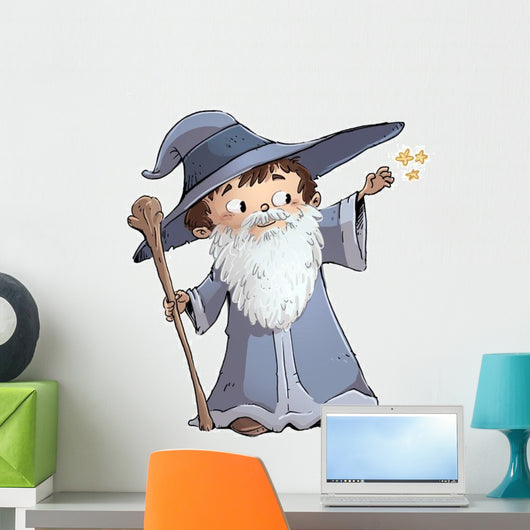 Child Wizard Wall Decal