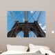 Closeup Brooklyn Bridge NYC Wall Decal