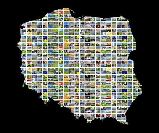 Collage Map Poland Wall Decal