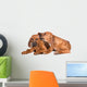Two Adorable Puppies Wall Decal