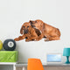 Two Adorable Puppies Wall Decal