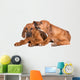 Two Adorable Puppies Wall Decal
