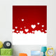 With White Hearts Wall Decal