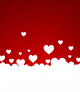 With White Hearts Wall Decal