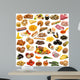 Large Page Food Collection Wall Decal