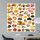 Large Page Food Collection Wall Decal
