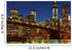 Brooklyn Bridge Manhattan Skyline Wall Decal