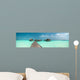 Wonderful Lagoon Maldives Island Wall Decal Panoramic Wall Decal