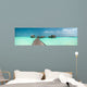 Wonderful Lagoon Maldives Island Wall Decal Panoramic Wall Decal