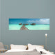Wonderful Lagoon Maldives Island Wall Decal Panoramic Wall Decal