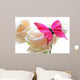 Roses and Butterfly Wall Decal